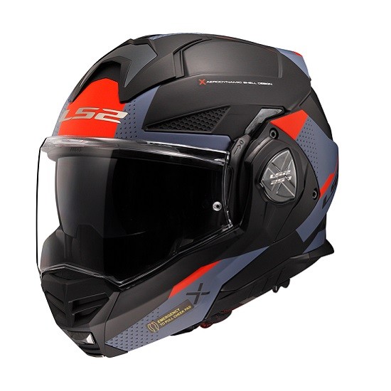 CASCO LS2 ADVANT X OBLIVION AZUL Y ROJO