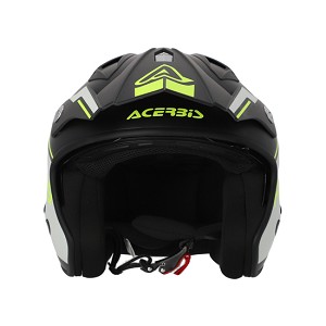 CASCO ACERBIS JET ARIA  NEGRO Y FLUOR