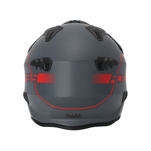 CASCO ACERBIS JET ARIA GRIS Y ROJO