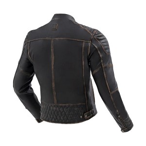 CHAQUETA REBELHORN HUNTER II MARRÓN VINTAGE DE CUERO 