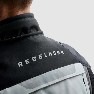 CHAQUETA REBELHORN CUBBY V NEGRA, GRIS Y AMARILLO FLUOR