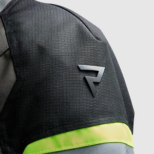 CHAQUETA REBELHORN CUBBY V NEGRA, GRIS Y AMARILLO FLUOR