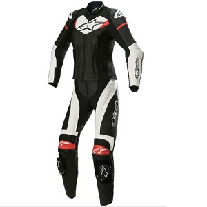 MONO ALPINESTARS STELLA GP PLUS LADY PROFESSIONAL NEGRO, BLANCO Y ROJO