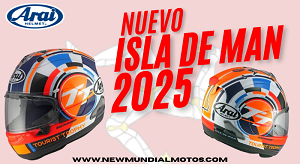 NUEVO  ARAI RX7 V EVO ISLA DE MAN 2025